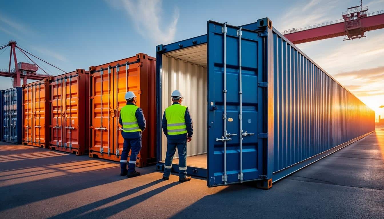 Illustration: Explorer les différents types de conteneurs 40 pieds et leurs usages adaptés