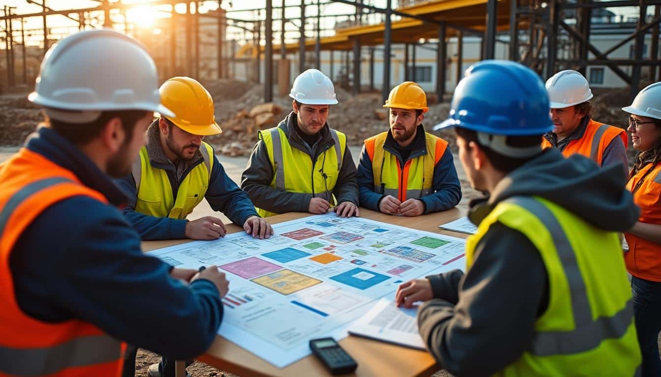 Illustration: Comprendre l’essentiel de l’organigramme du chantier en BTP