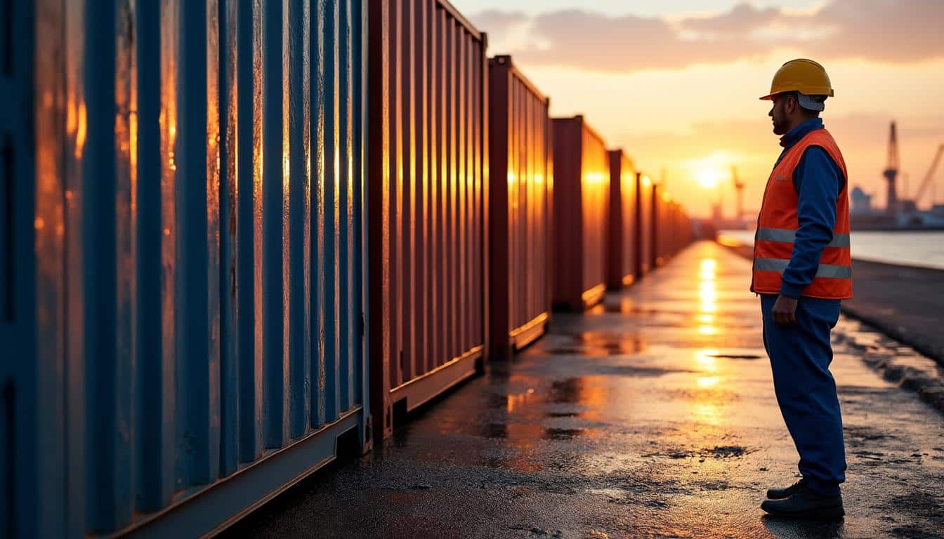 Illustration: Comprendre les dimensions essentielles des conteneurs maritimes