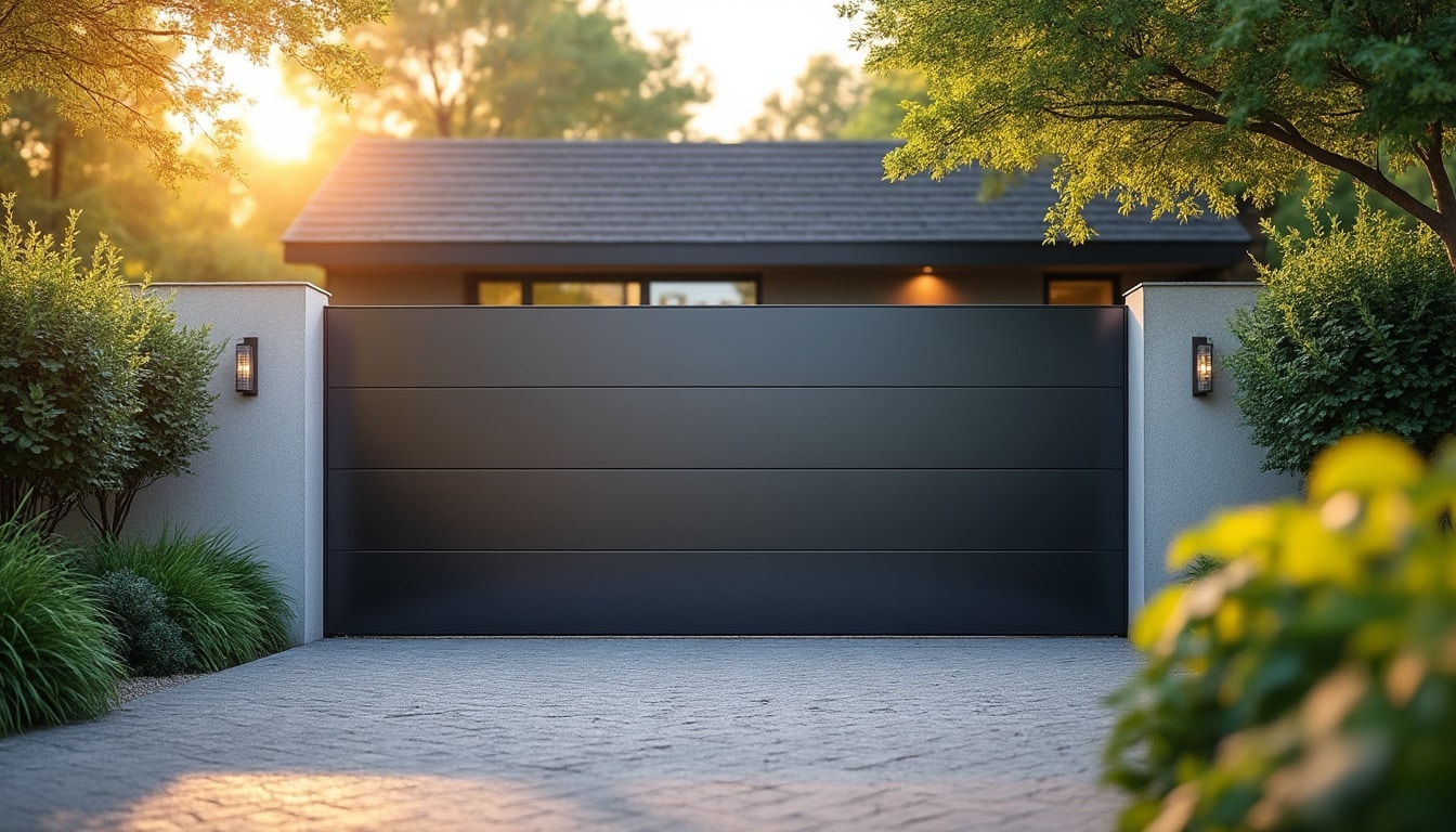 Portail coulissant en acier : robustesse et design personnalisable
